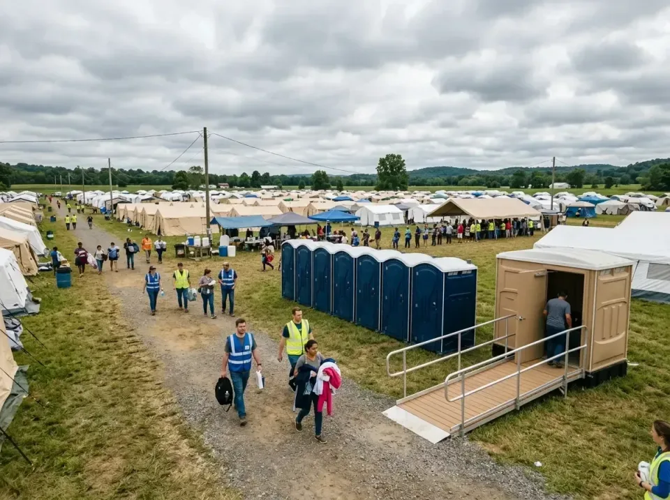 disaster-relief-camp-restrooms-010 — frequently asked questions, Dumpster & Portable Bathrooms Rental in Glenville, CT